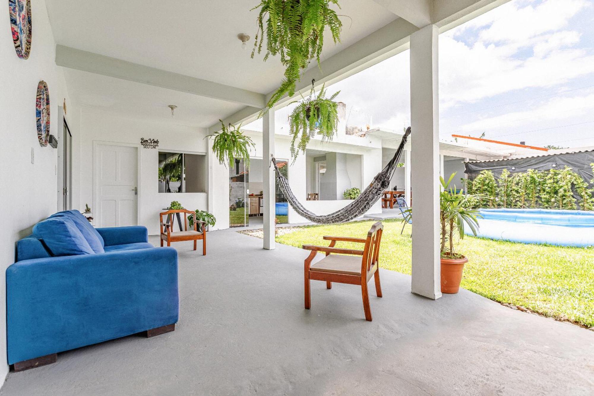 Villa Casa De Temporada - Terreo Palhoça Esterno foto